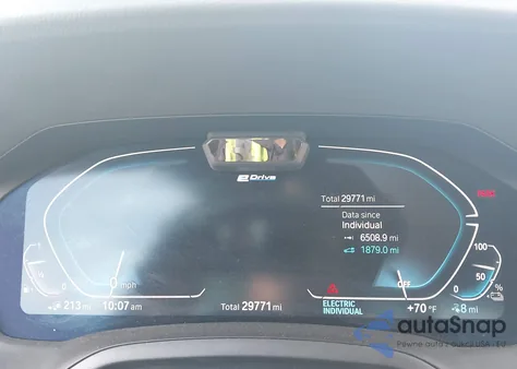 2021 BMW 330E z USA, uszkodzony, nr VIN 3MW5P7J09M8B75848